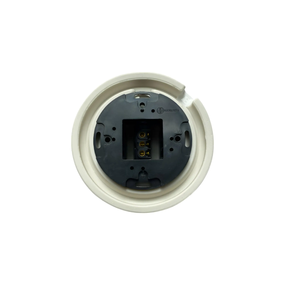 Surface-Mounting 1 Gang Two-Way Light Switch Porcelain Loft Retro Vintage Cottage Ceramic White