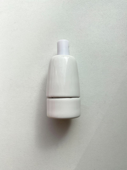 Porcelain Lamp Holder E14 Hanging Vintage Loft Retro Cottage Ceramic White