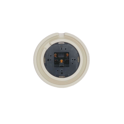 Power Socket 3 Prong UK Porcelain Surface Mounted Loft Retro Electrical Surface Mounted Vintage Cottage Ceramic White