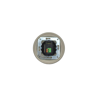 Porcelain USB Charging Socket – Retro Loft Style | Vintage Design, Flush-Mounted, USB A+C Socket in Black Ceramic