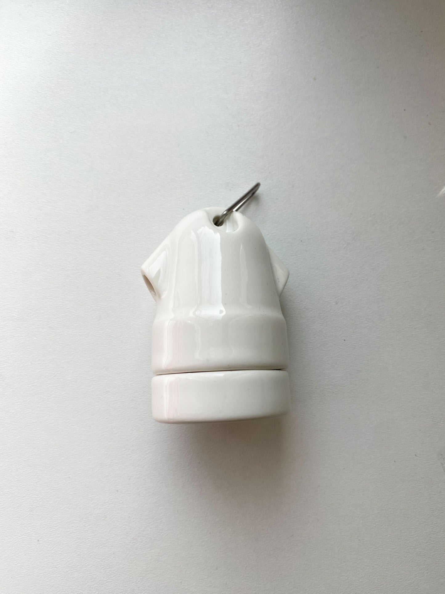 Hanging Lamp Holder Porcelain E27 Vintage Loft Retro Cottage Ceramic White