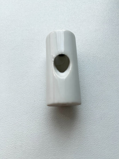 Porcelain Cable Decentraliser Surface Mounting Vintage Loft Retro Cottage Ceramic White