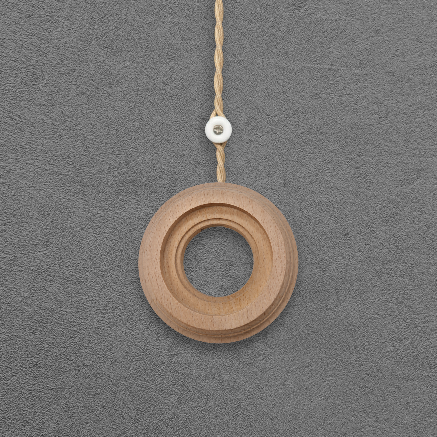 Surface Mount Socket and Switch Single Frame in Light Brown