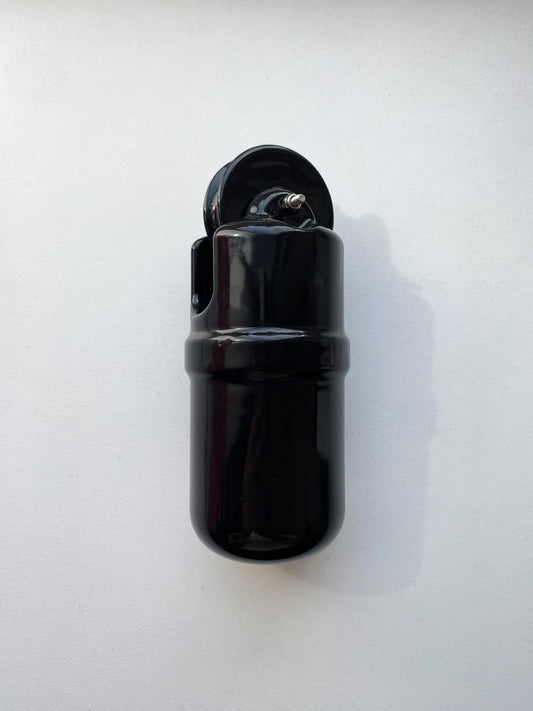 Porcelain Counterweight Vintage Loft Retro Cottage Ceramic Surface Mounting Black