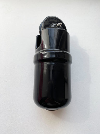 Porcelain Counterweight Vintage Loft Retro Cottage Ceramic Surface Mounting Black