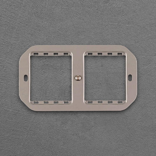 Double Flush Mounting Plate for UK Series