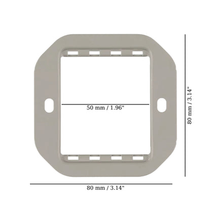 Single Flush Mounting Plate for UK Series