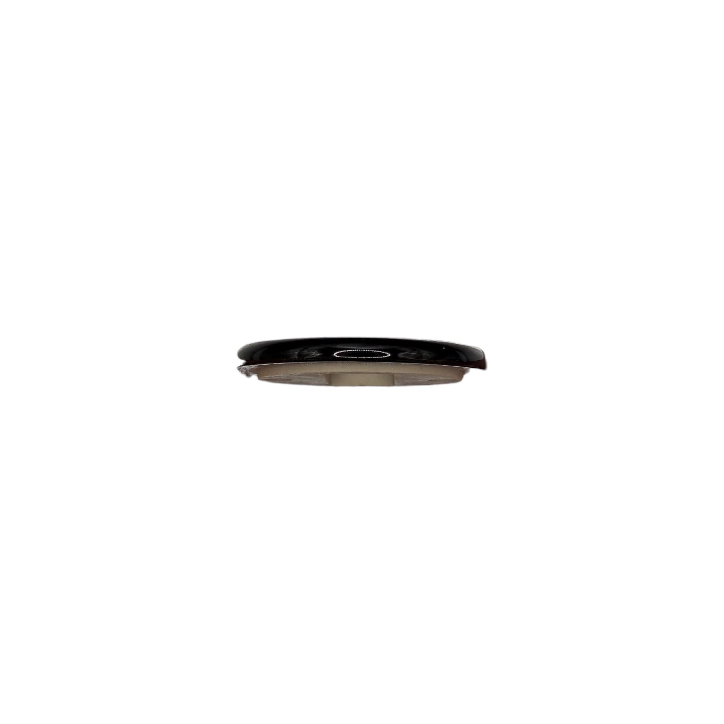 Retro style Black Ceramic Frame Replacement Part Flushed-Mounted Push Button Switch-Single Loft Vintage Cottage