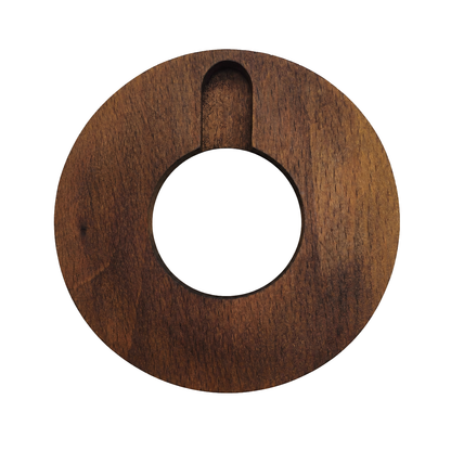 Surface Mount Socket and Switch Single Frame in Dark Brown