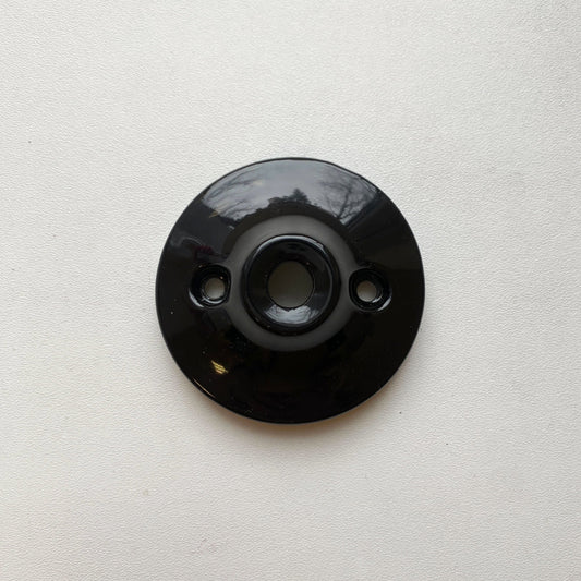 Ceiling Rose Cone Shape Porcelain Surface Mounting Vintage Loft Retro Cottage Ceramic Black
