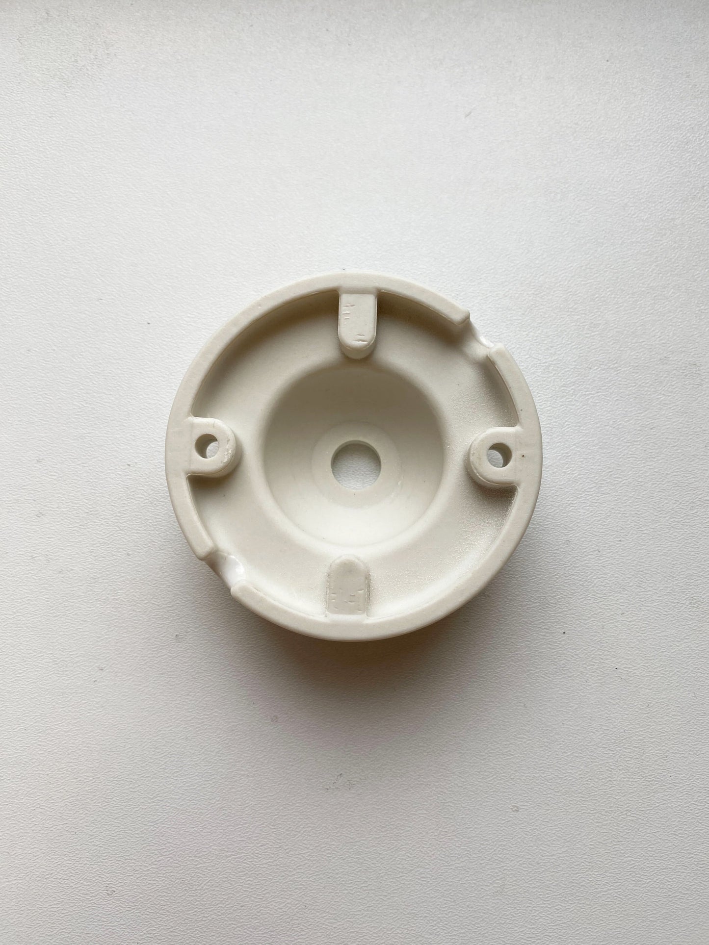 Ceiling Rose Dome Shape Porcelain Surface Mounting Vintage Loft Retro Cottage Ceramic White