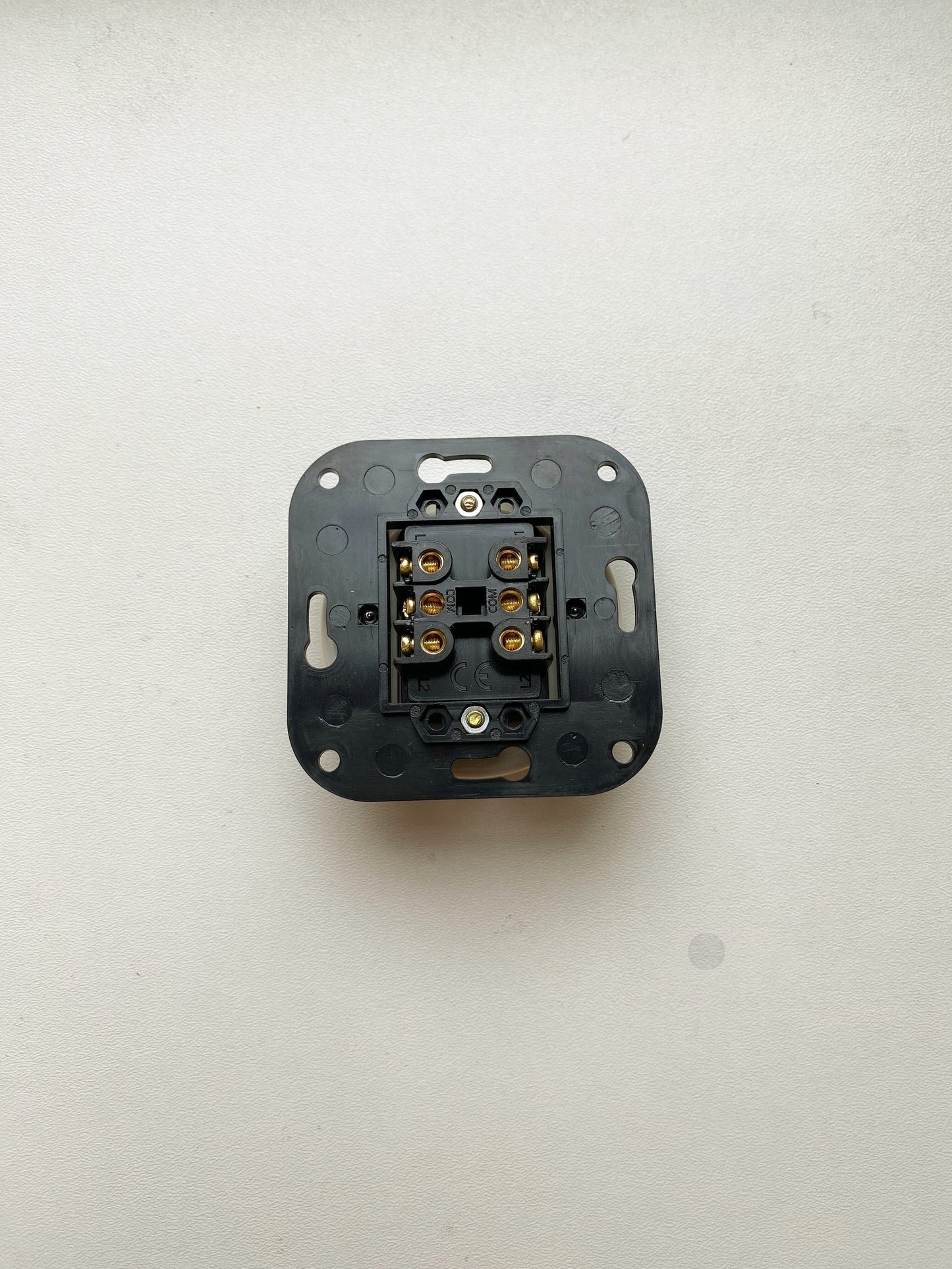 Light Switch Porcelain Loft Retro 2-gang Connection Inner Part Two-way Flush-Mounting Vintage Cottage Ceramic White
