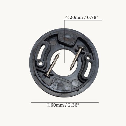 Plastic Part For Surface Mounted Wooden Frames
