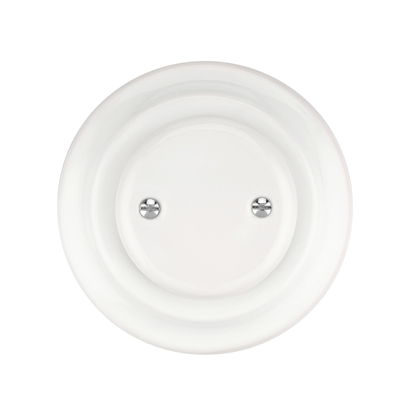 Flush Mount Blind Cover – White Porcelain