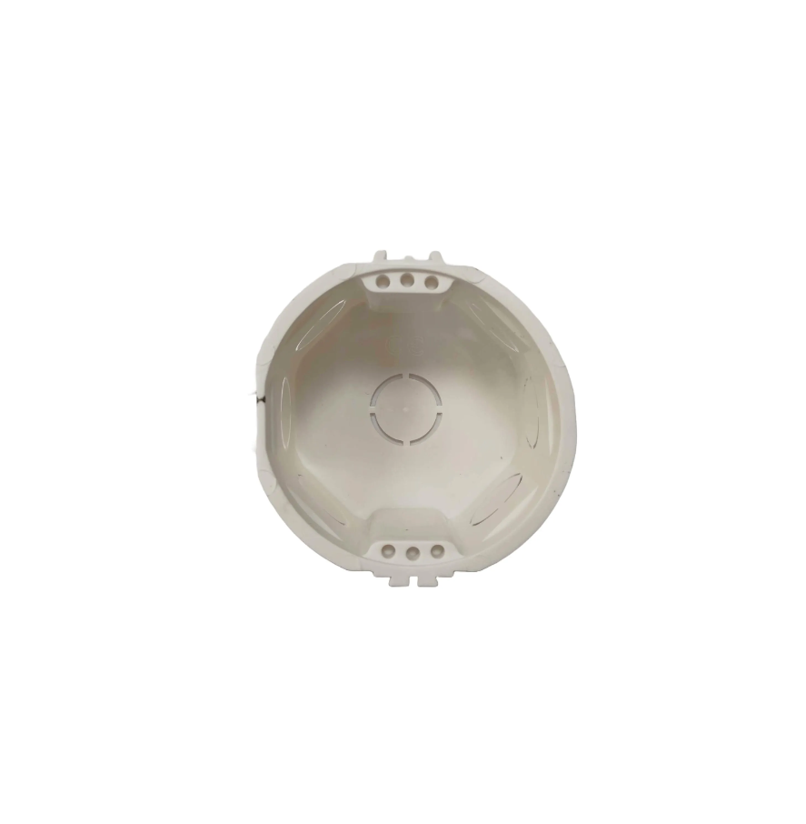 Retro Style Back Box 45mm For Flush Mounted Switch & Socket Plastic White - 10 Pieces in a Pack