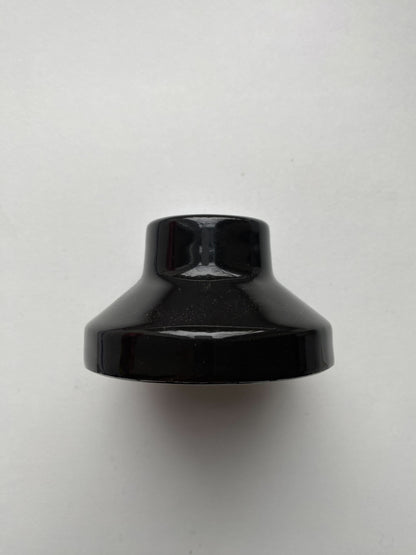 Porcelain High Frequency Lamp Holder E27 Vintage Loft Retro Cottage Ceramic Black