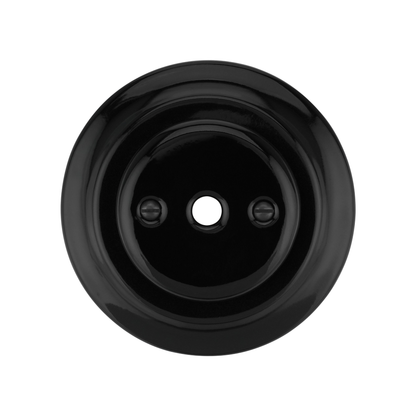 Flush Mount Cable Aperture – Black Porcelain