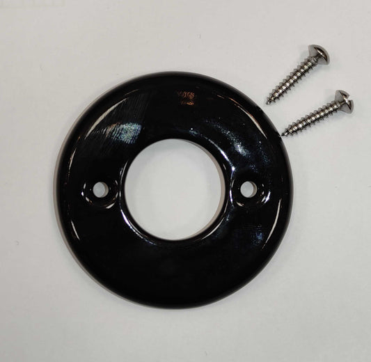 Porcelain Frame For Flush For Mounted Dimmer Switch Loft Retro Vintage Cottage Ceramic Black