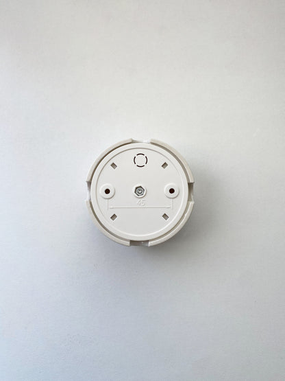 Porcelain Junction Box Vintage Loft Retro Cottage Ceramic Surface Mounting White D78 x H35mm