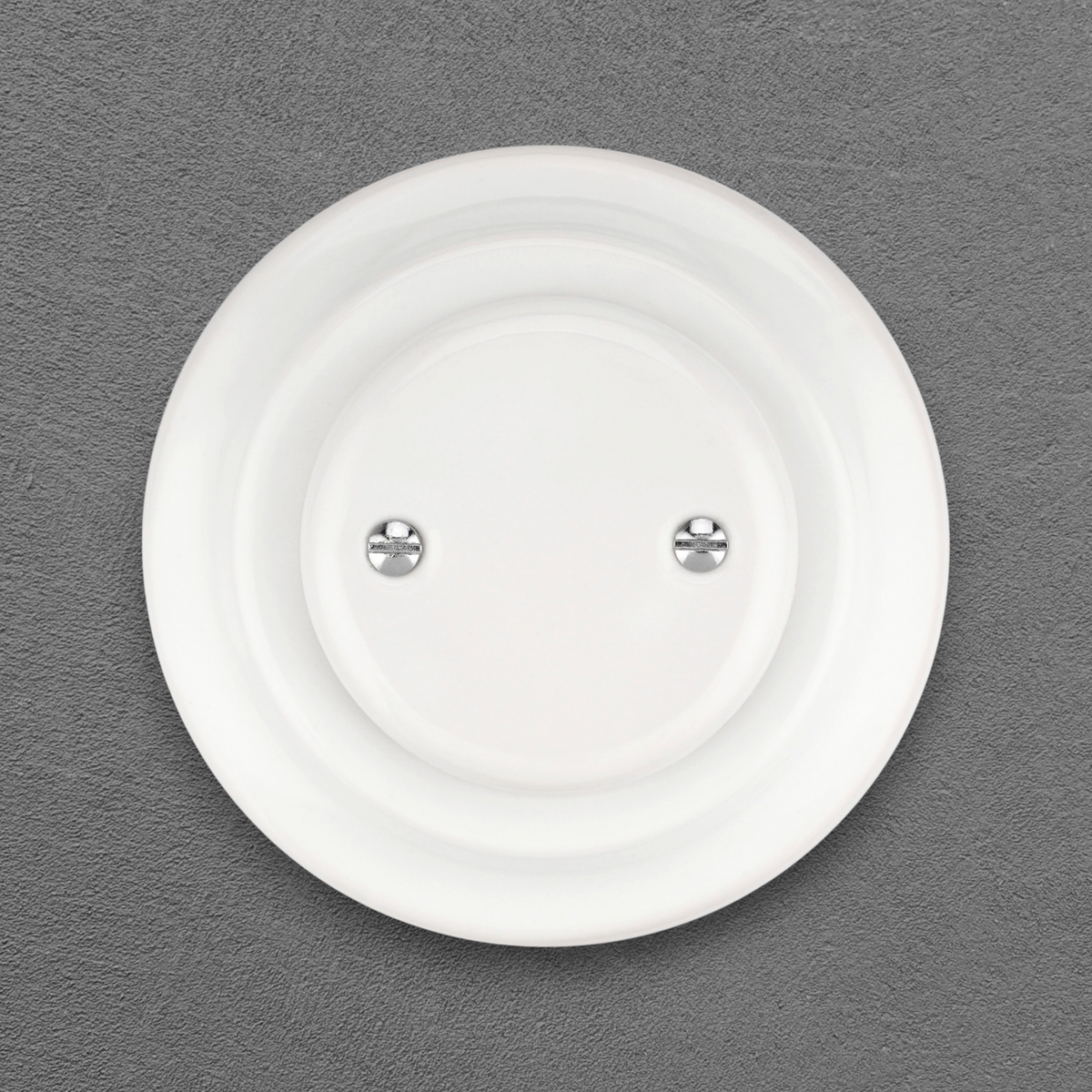 Flush Mount Blind Cover – White Porcelain