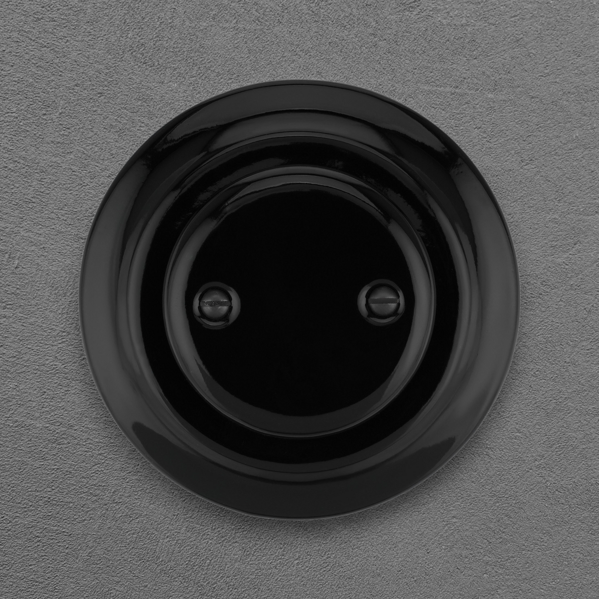 Flush Mount Blind Cover – Black Porcelain