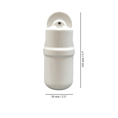 white porcelain counterweight for light fixture, measurements