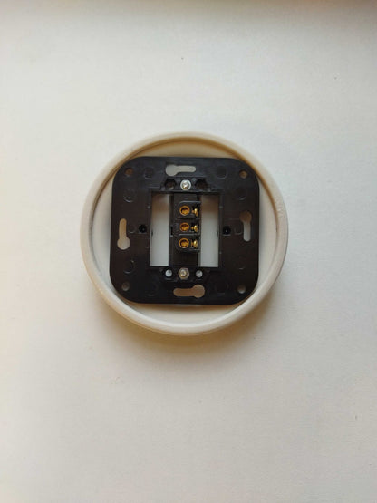 Light Switch Porcelain Loft Retro 1-gang Two-way Flush-Mounting Vintage Cottage Ceramic White