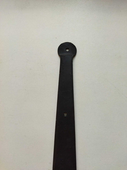 T-Hinger Hand Forged Iron Beeswax T-Hinges Door Home Decor Antique Retro Black