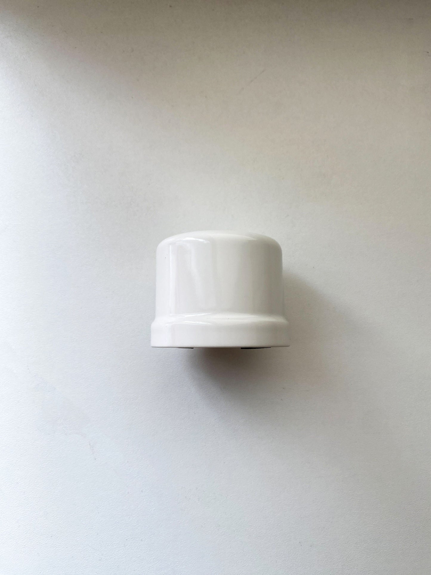 Light Switch Porcelain Loft Retro 2 Gang Two-way Surface-Mounting Vintage Cottage Ceramic White