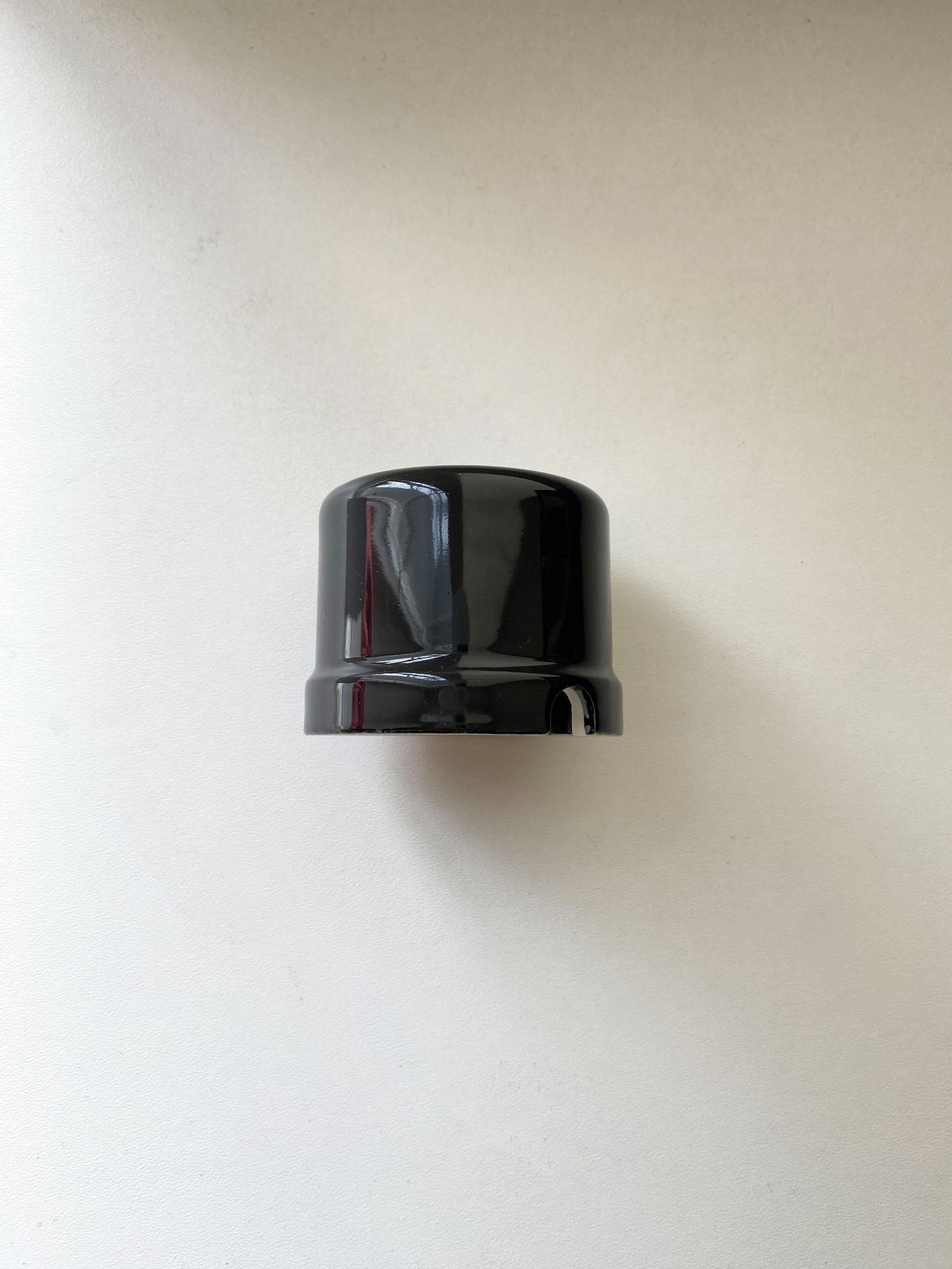 Light Switch Porcelain Loft Retro 1 Gang Two-way Surface-Mounting Vintage Cottage Ceramic Black