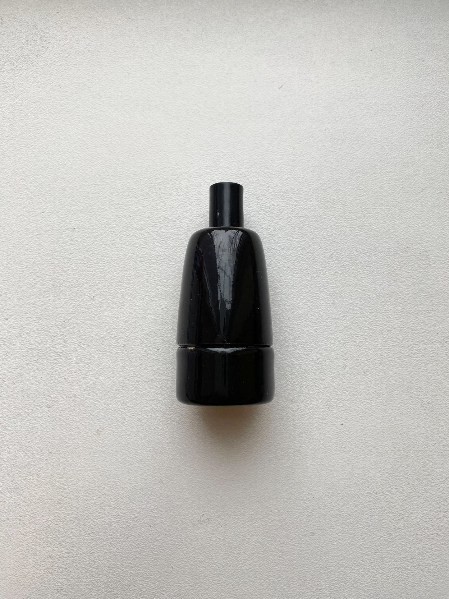 Porcelain Lamp Holder E14 Hanging Vintage Loft Retro Cottage Ceramic Black
