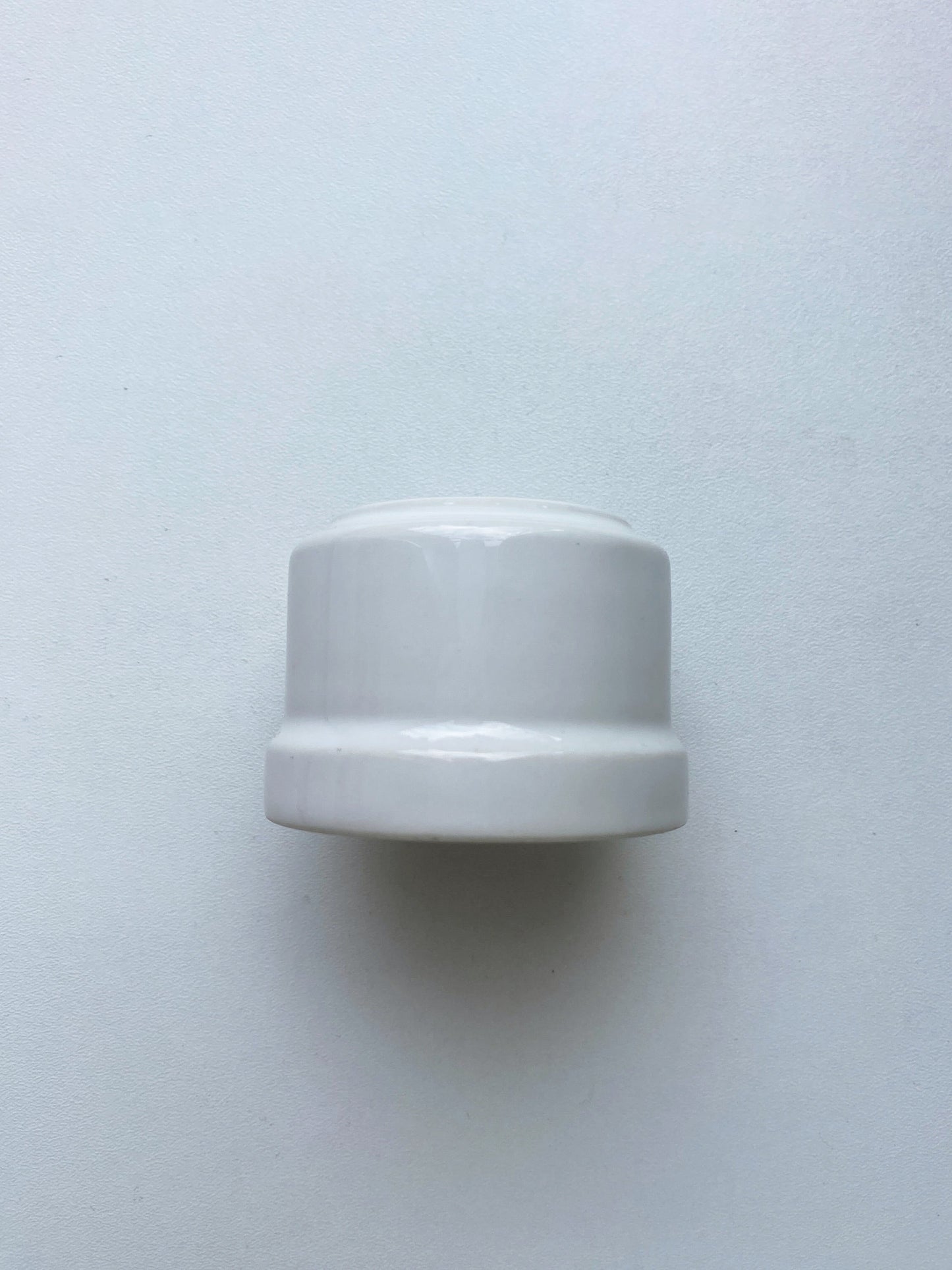 Power Socket Porcelain Loft Retro Electrical German Schuko Surface-Mounting Vintage Cottage Ceramic White
