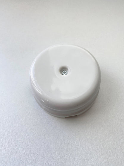 Porcelain Junction Box Vintage Loft Retro Cottage Ceramic Surface Mounting Black & White