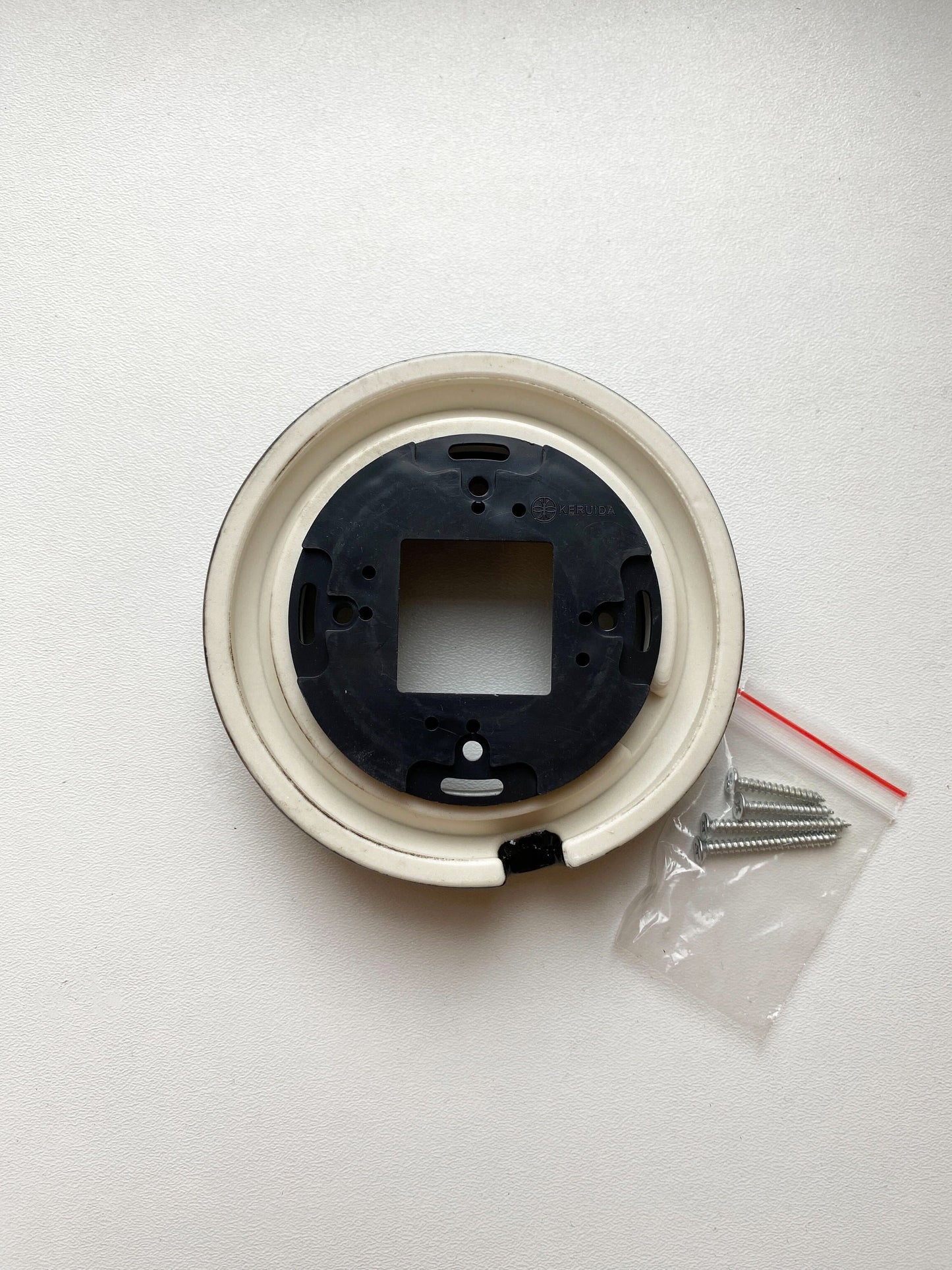 Porcelain Loft Retro Single Porcelain Frame With Plastic Part Surface Mounted Vintage Cottage Ceramic Black