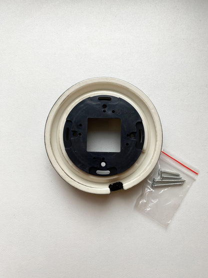 Porcelain Loft Retro Single Porcelain Frame With Plastic Part Surface Mounted Vintage Cottage Ceramic Black