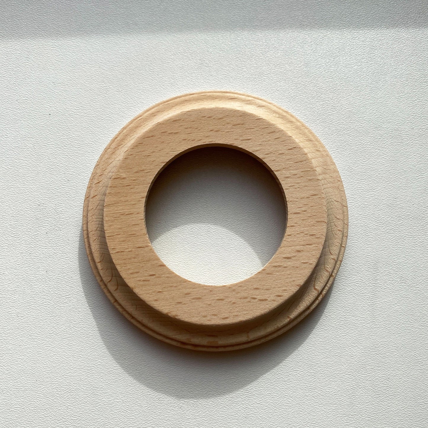 Wooden Loft Retro Single Socket Frame For Flush-Mounted Series Vintage Cottage Natural Wood