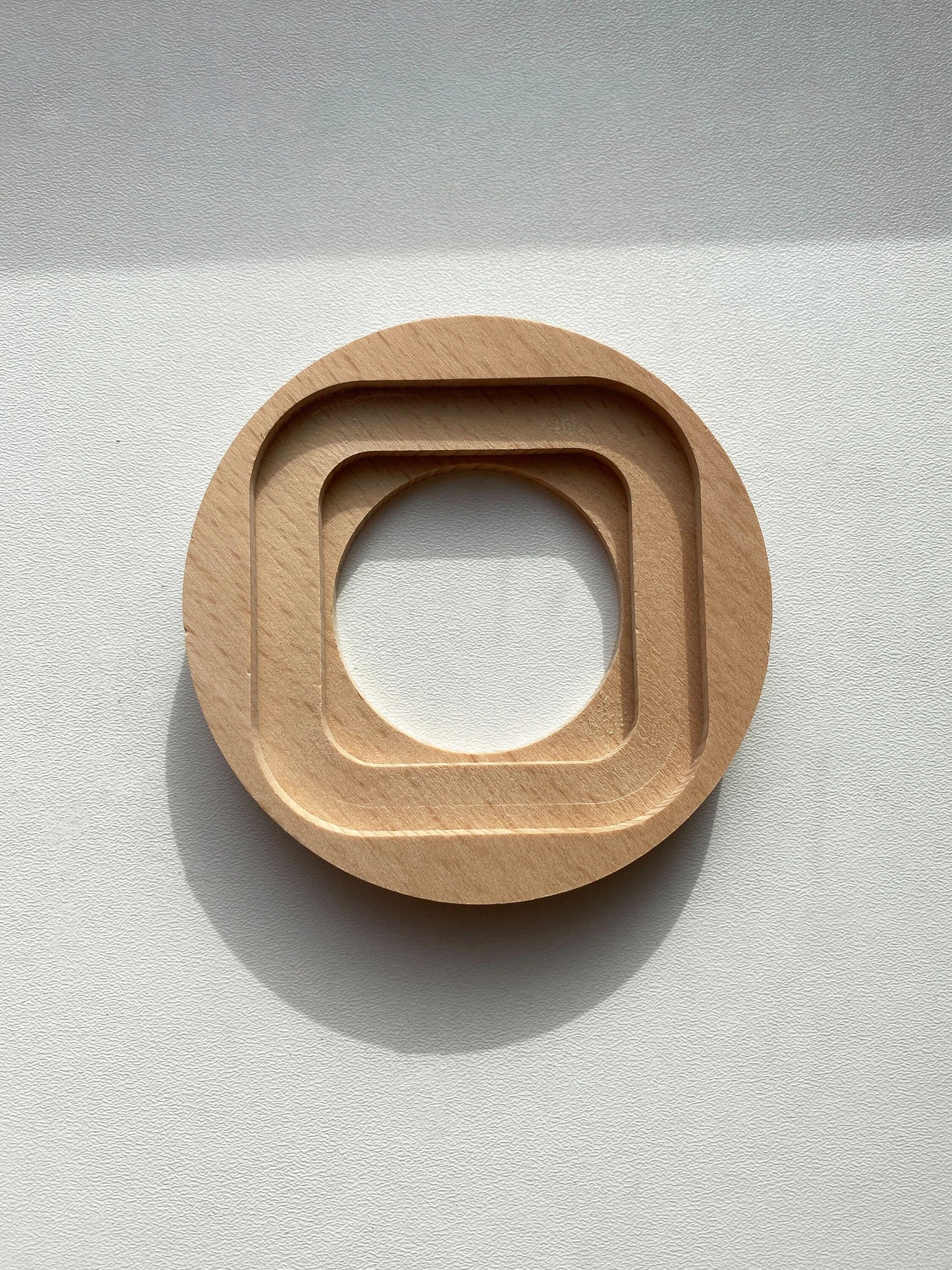 Wooden Loft Retro Single Socket Frame For Flush-Mounted Series Vintage Cottage Natural Wood