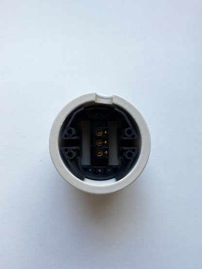 Light Switch Porcelain Loft Retro 1 Gang Two-way Surface-Mounting Vintage Cottage Ceramic White
