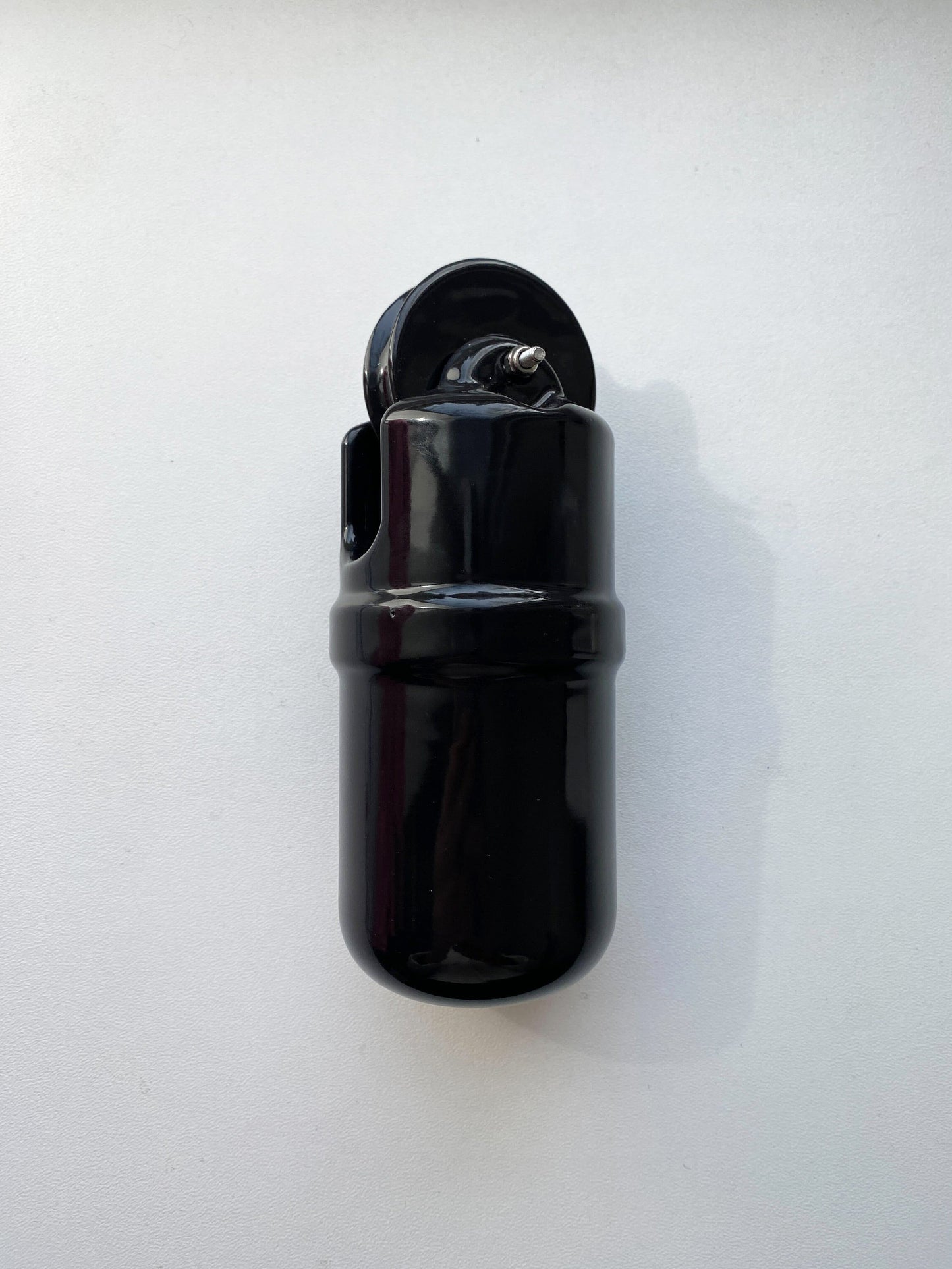 Porcelain Counterweight Vintage Loft Retro Cottage Ceramic Surface Mounting Black & White