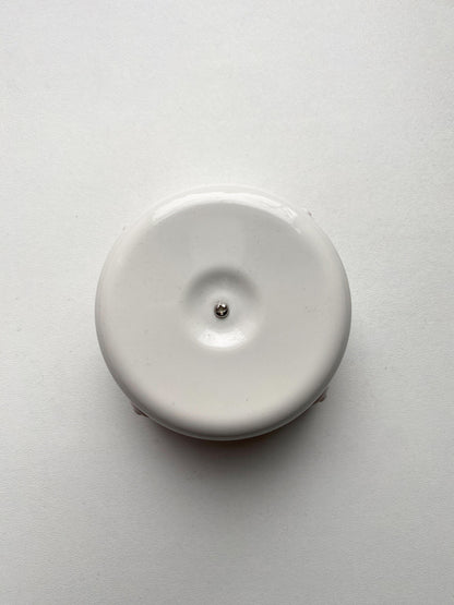 Porcelain Junction Box Loft Retro Cottage Ceramic Vintage Surface Mounting Black & White
