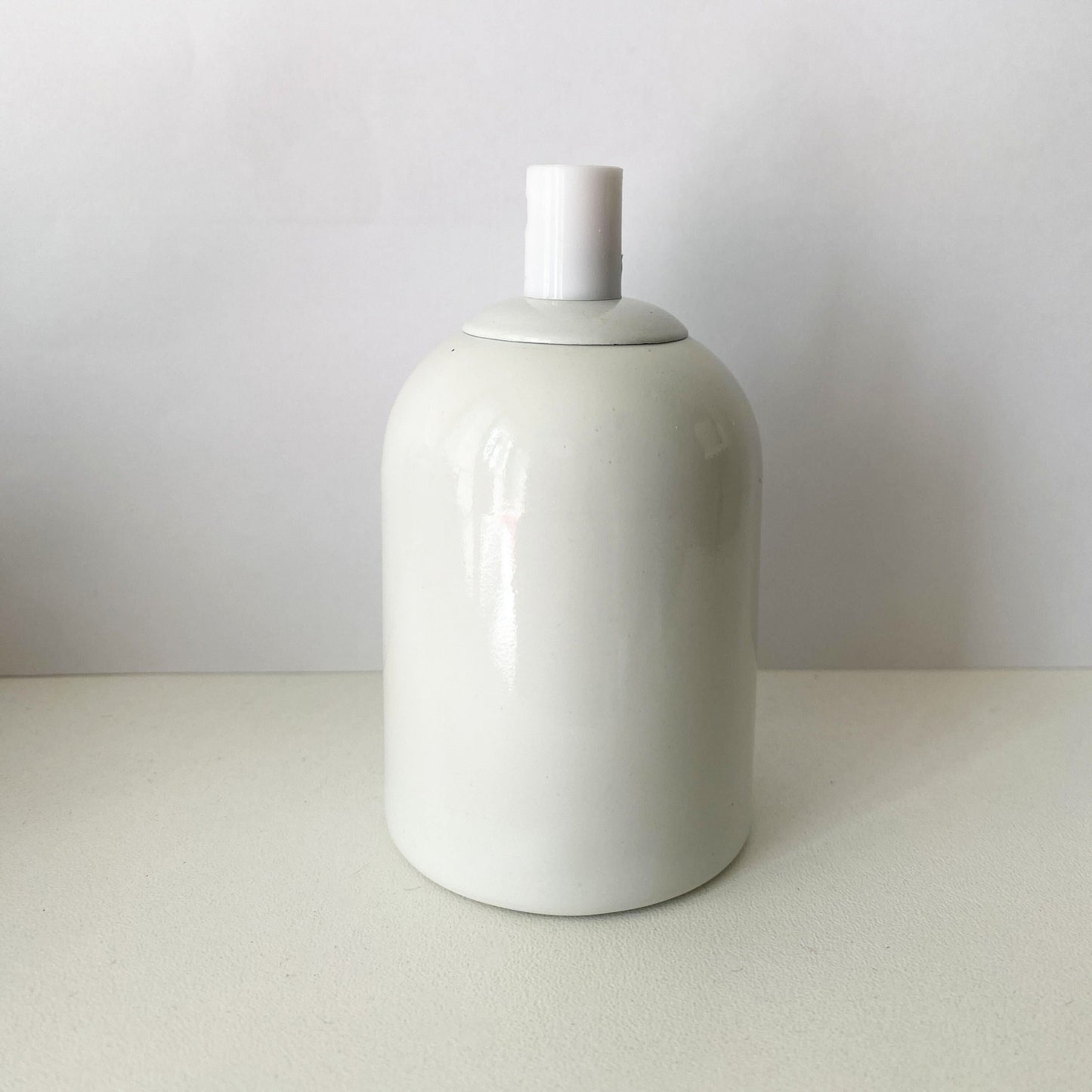 Hanging Porcelain Lamp Holder E27 Vintage Loft Retro Cottage Ceramic White