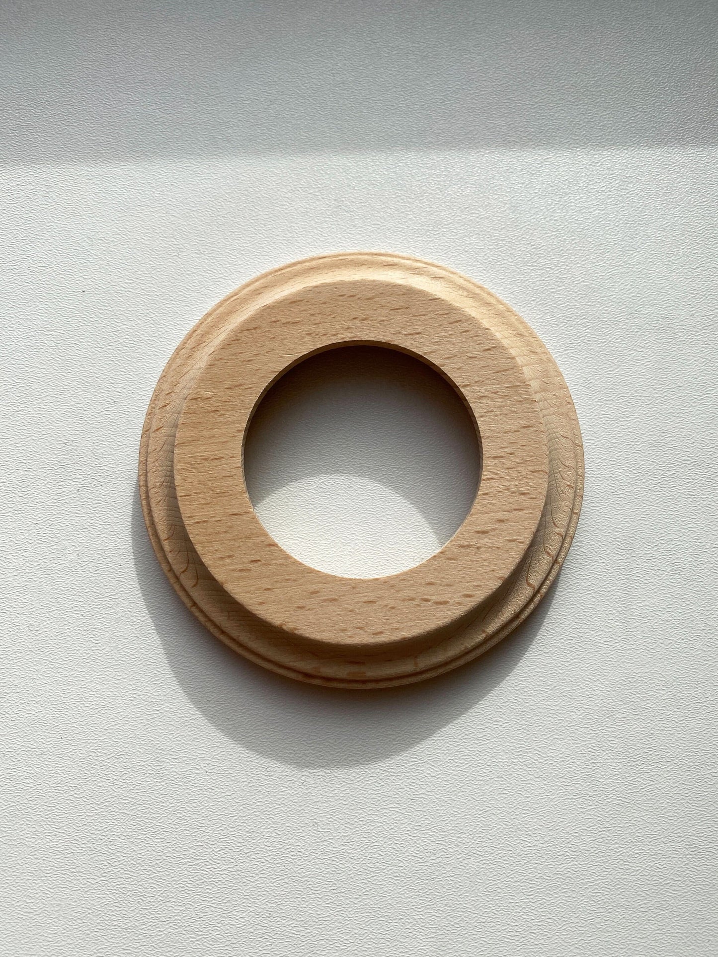 Wooden Loft Retro Single Socket Frame For Flush-Mounted Series Vintage Cottage Natural Wood