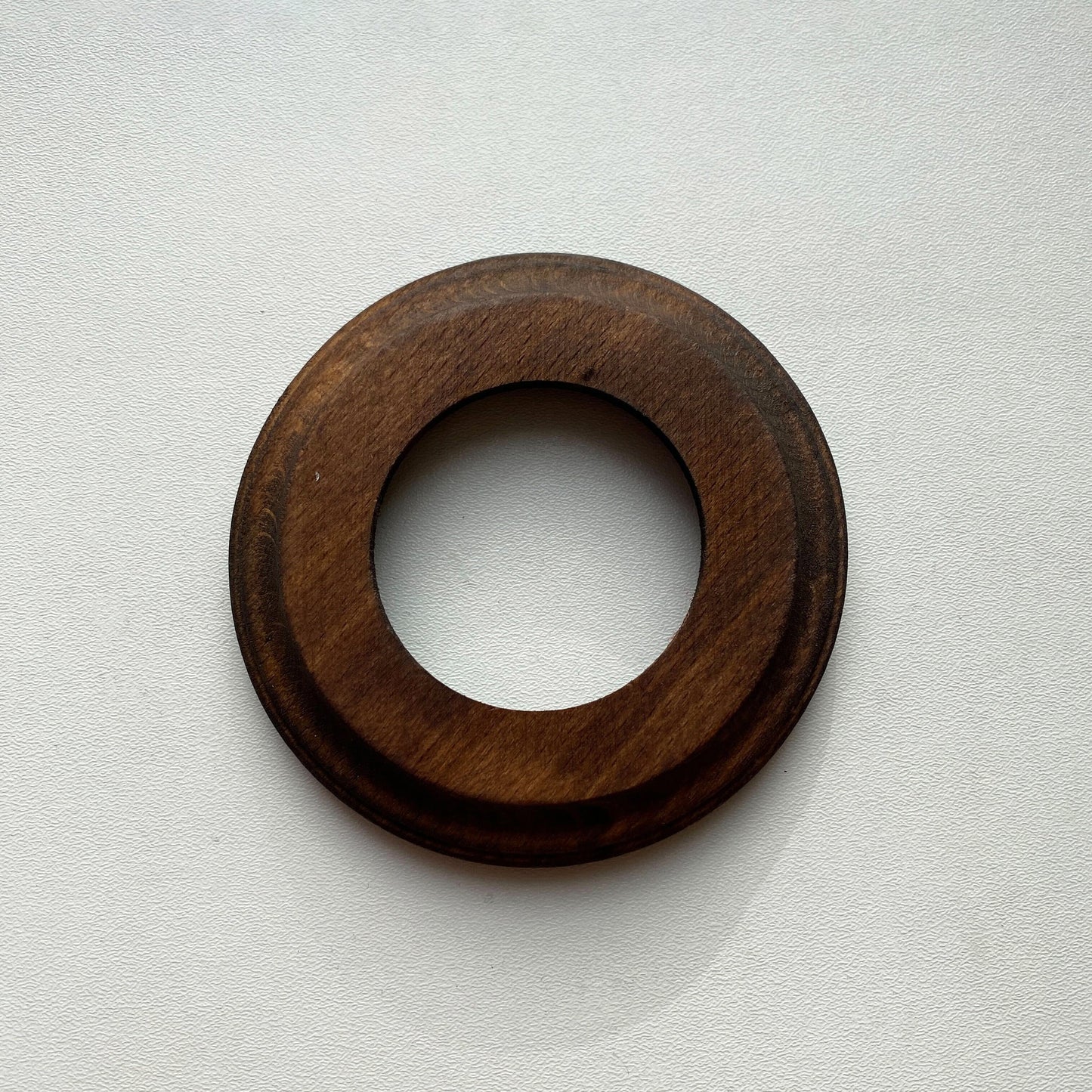 Wooden Loft Retro Single Socket Frame For Flush-Mounted Series Vintage Cottage Dark Wood