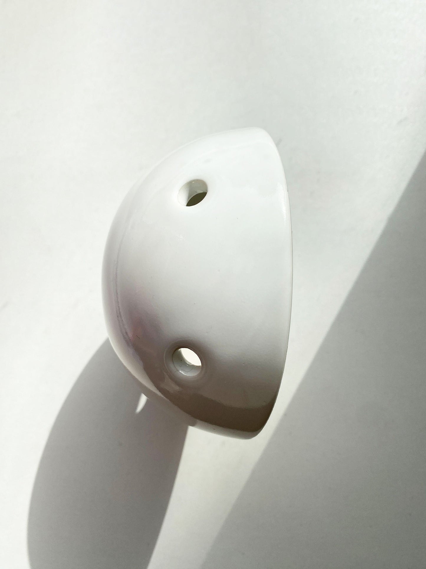 Multi-Hole Porcelain Ceiling Rose Surface Mounting Vintage Loft Retro Cottage Ceramic White