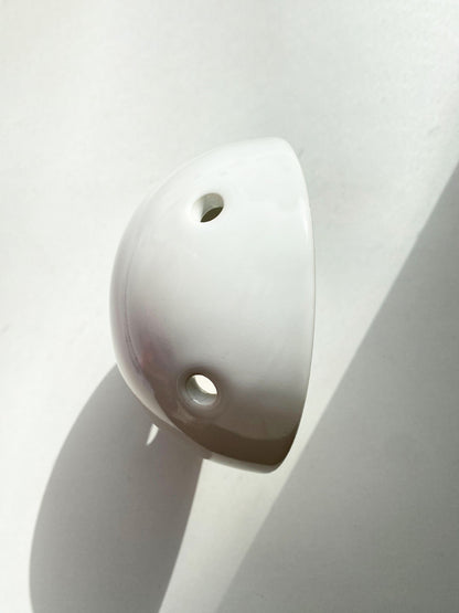 Multi-Hole Porcelain Ceiling Rose Surface Mounting Vintage Loft Retro Cottage Ceramic White