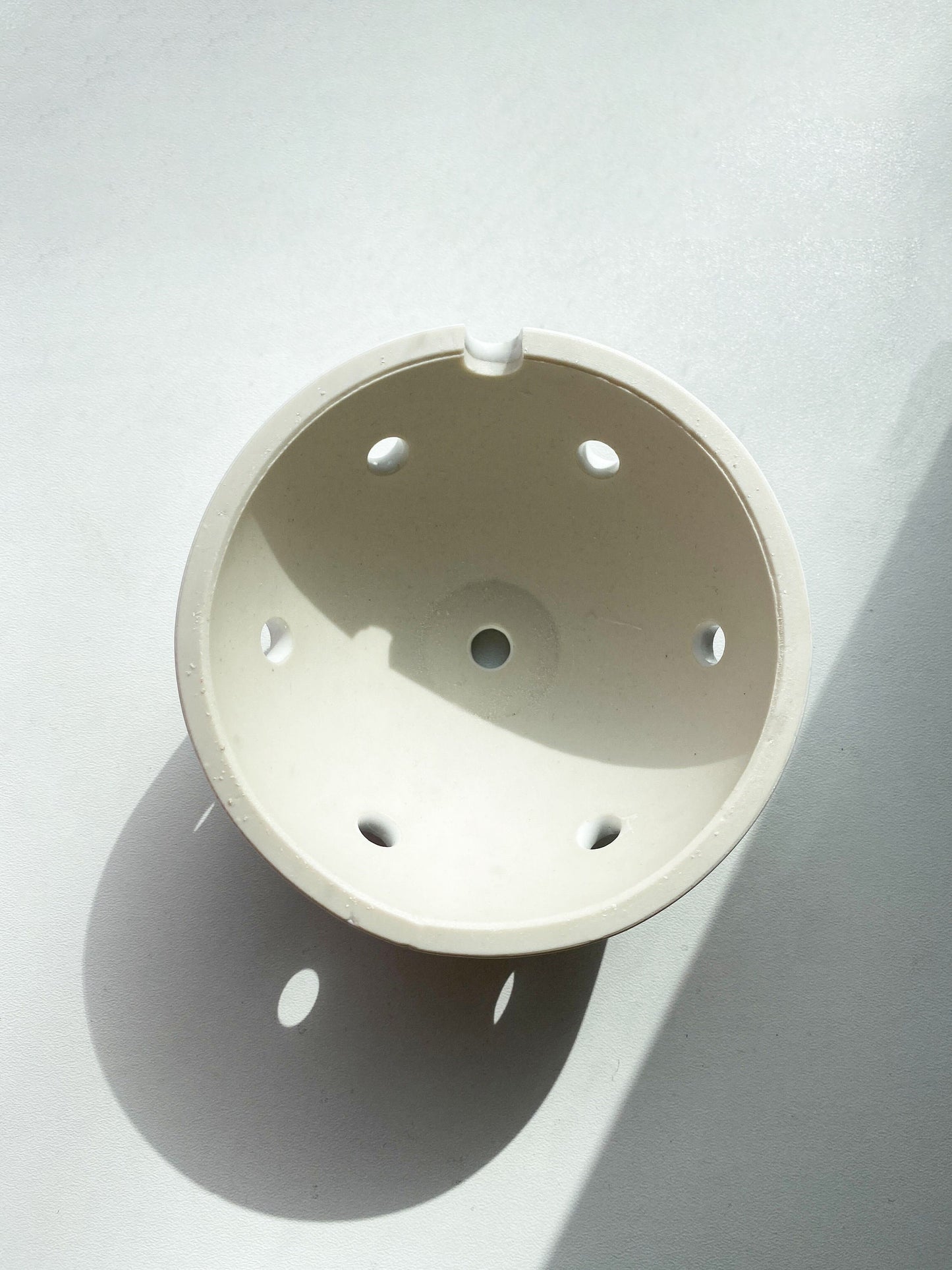 Multi-Hole Porcelain Ceiling Rose Surface Mounting Vintage Loft Retro Cottage Ceramic White