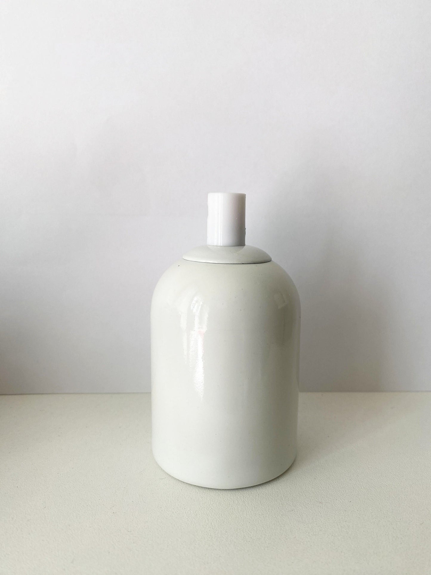 Hanging Porcelain Lamp Holder E27 Vintage Loft Retro Cottage Ceramic White