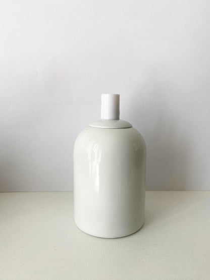 Hanging Porcelain Lamp Holder E27 Vintage Loft Retro Cottage Ceramic White