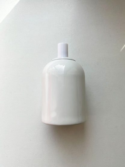 Hanging Porcelain Lamp Holder E27 Vintage Loft Retro Cottage Ceramic White