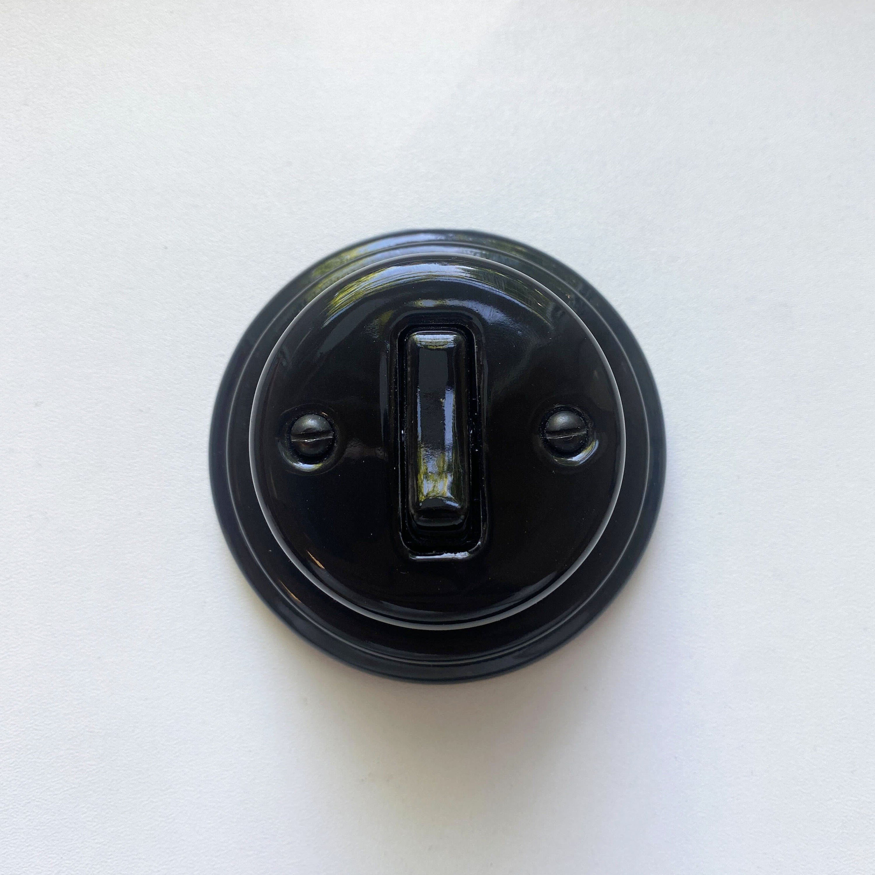 Surface-Mounting 1 Gang Two-Way Light Switch Porcelain Loft Retro Vint ...